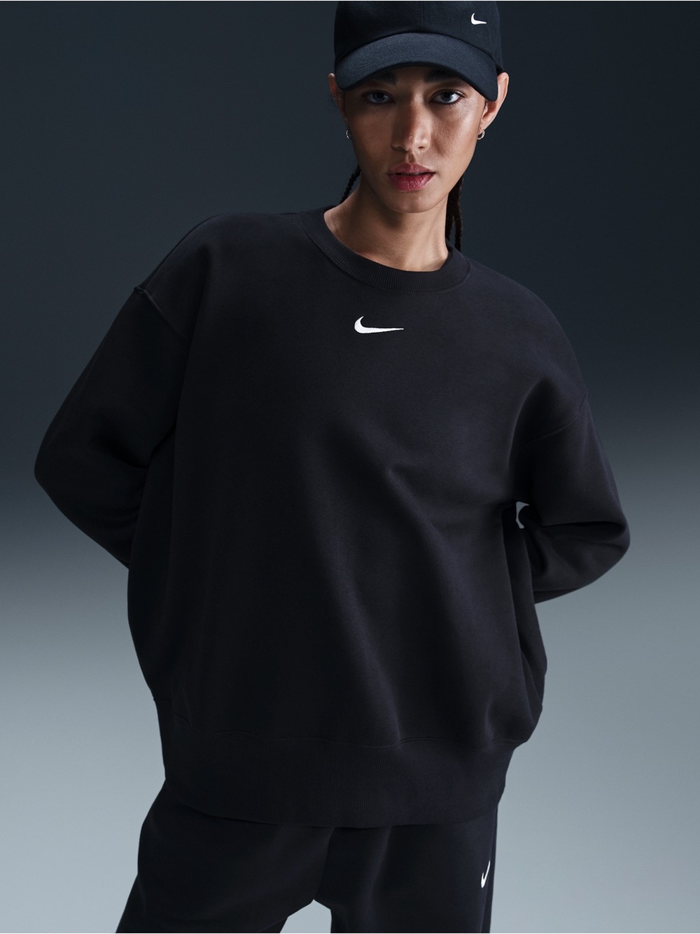 Nike Women's Oversized Crew-Neck Sweatshirt